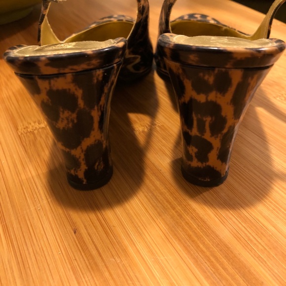 J.Crew Patent Leather Leopard Print Heels  8 1/2 - Picture 5 of 14